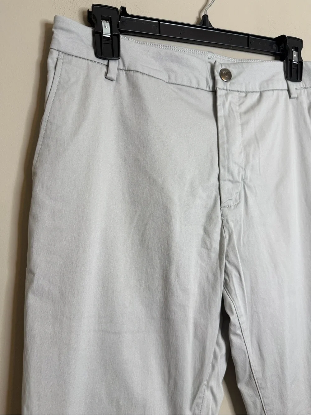 Birddogs Men’s Stretch Khakis Cool Gray Size 32 x 34 Built-in Liner